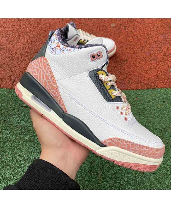 Air Jordan 3 Retro Vintage Floral Basketball Shoes