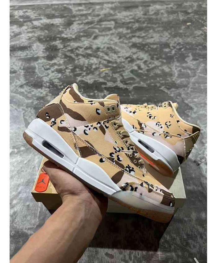 Air Jordan 3 Retro Desert Camo Basketball Shoes