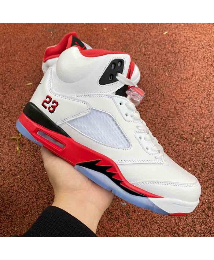 Air Jordan 5 Retro Fire Red Basketball Shoes