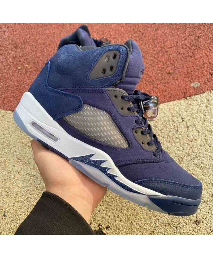 Air Jordan 5 Retro Georgetown Basketball Shoes