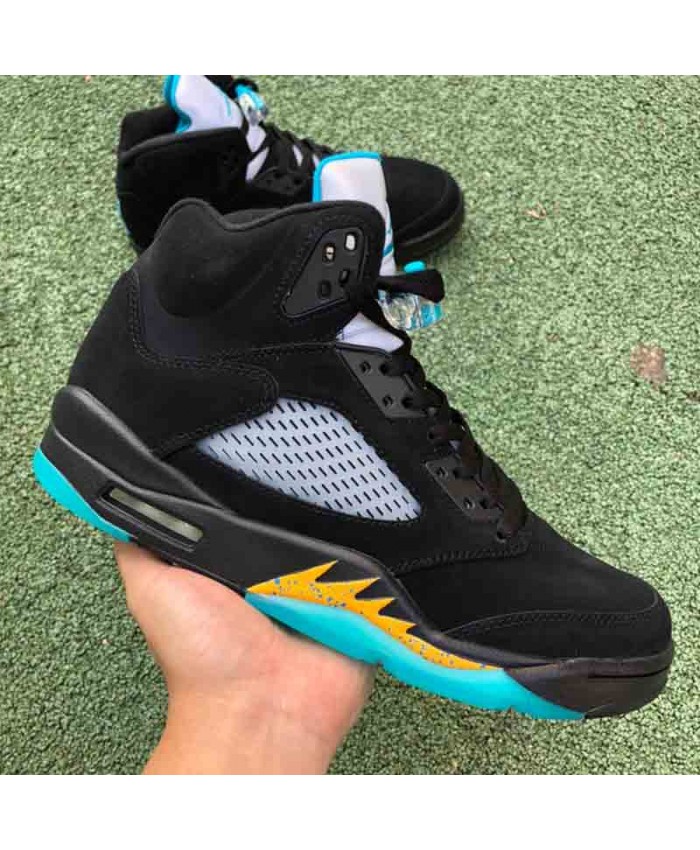 Air Jordan 5 Retro Aqua Basketball Shoes