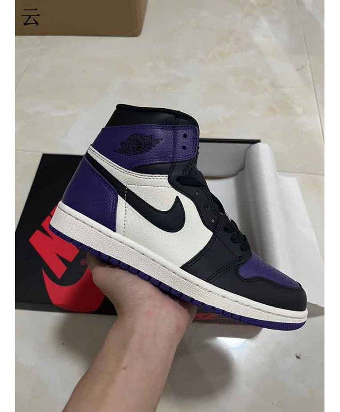 Air Jordan 1 Retro High CourtPurple Basketball Shoes