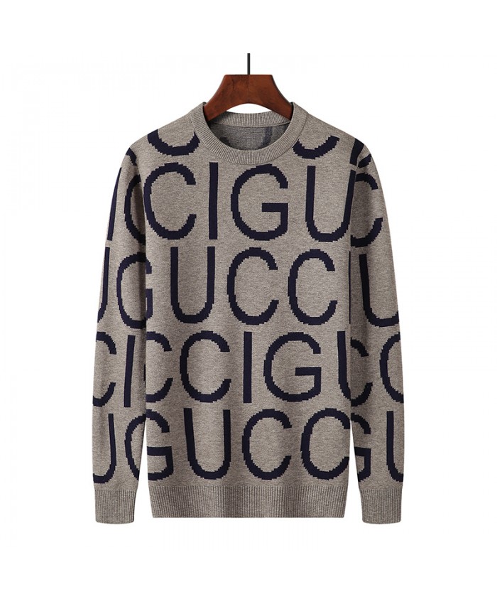 Fashion Anti-pilling Round Neck Autumn Winter Men Sweaters