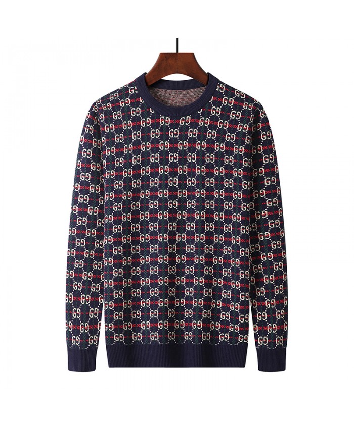 Luxury Men Anti-pilling Round Neck Warm Sweaters