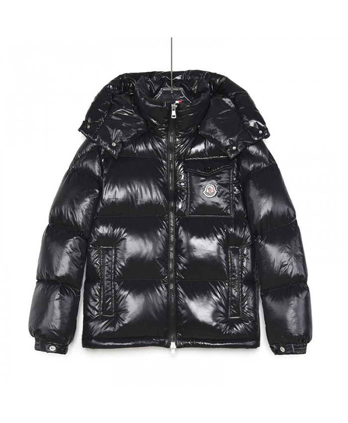 Chic Women Coat Trendy Black Down Jacket