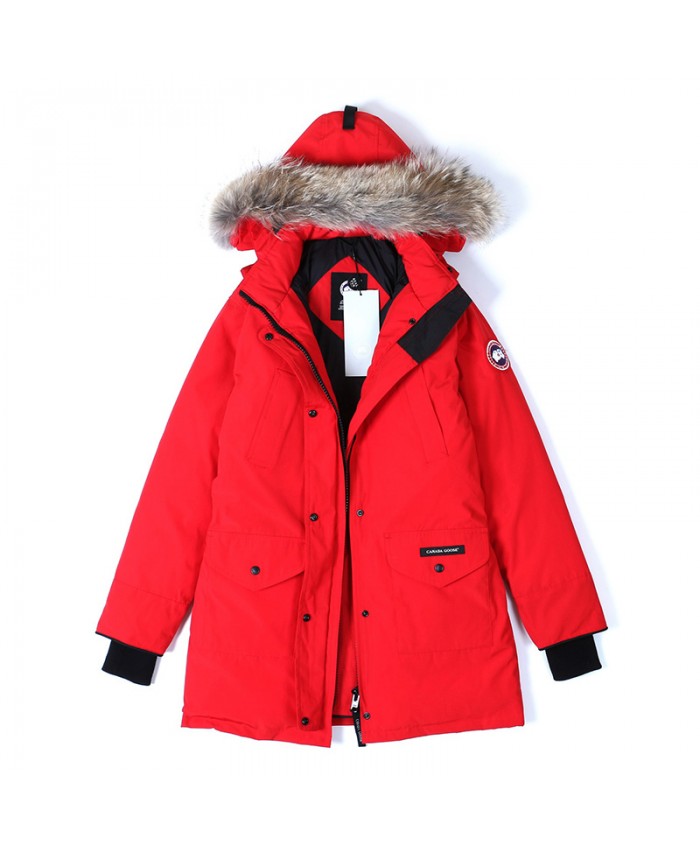 Fashion Down Jacket Winter Men Women Red Warm Coat