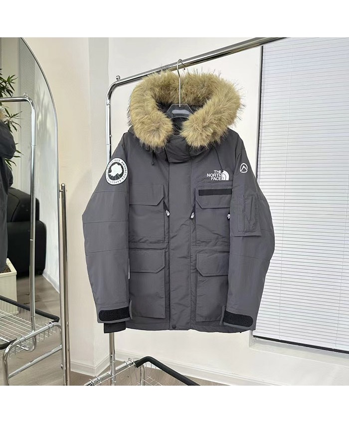 Casual Thick Men Women Coat Fashion Gray Down Jackets